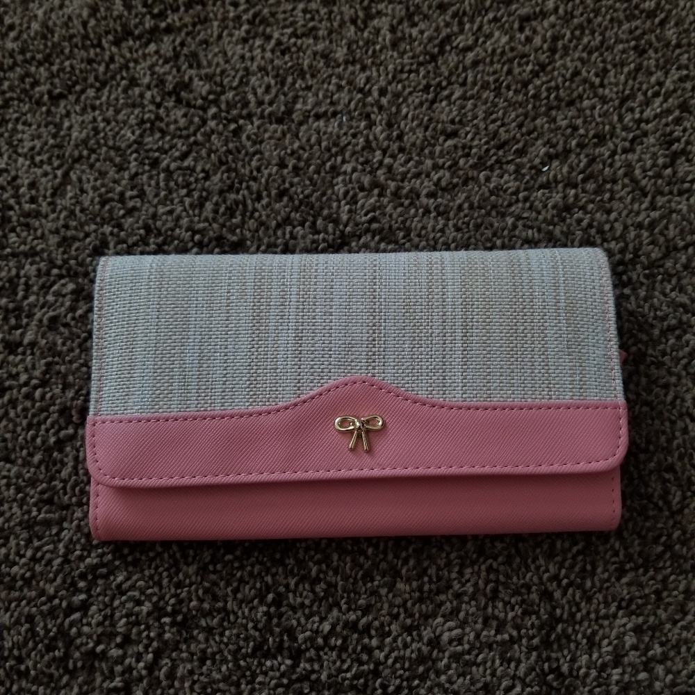 Dark pink wallet